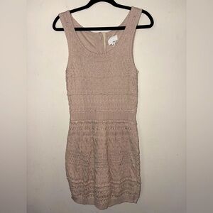 Greylin Crochet dress with buttons down the back Size M